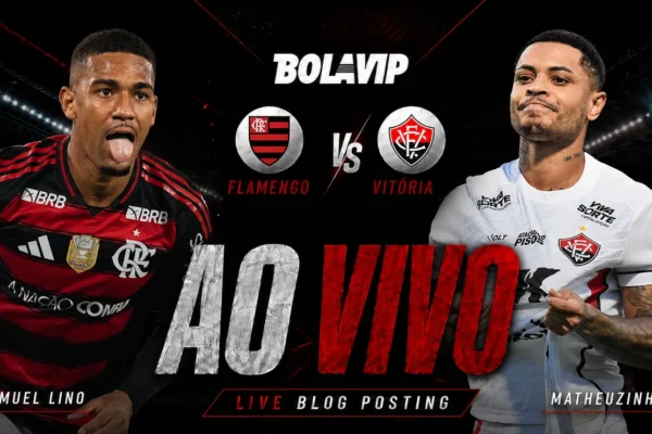 Flamengo vence Vitória por 2 a 0 no Maracanã e segue firme no Brasileirão