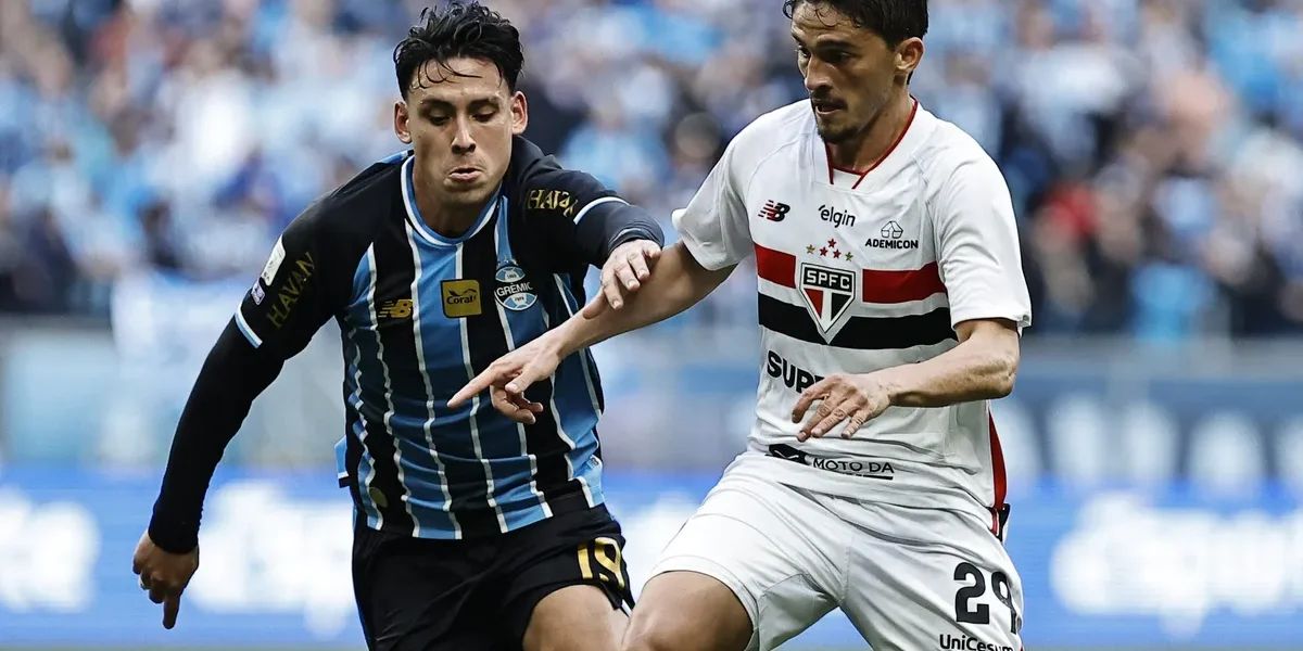 São Paulo domina, mas cai diante do Grêmio: 2 a 1 e gol no fim