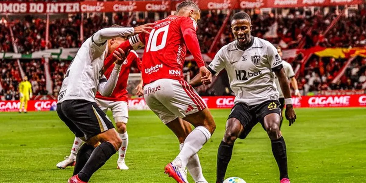 Inter e Galo empatam sem gols no Beira-Rio: posse não vira gol