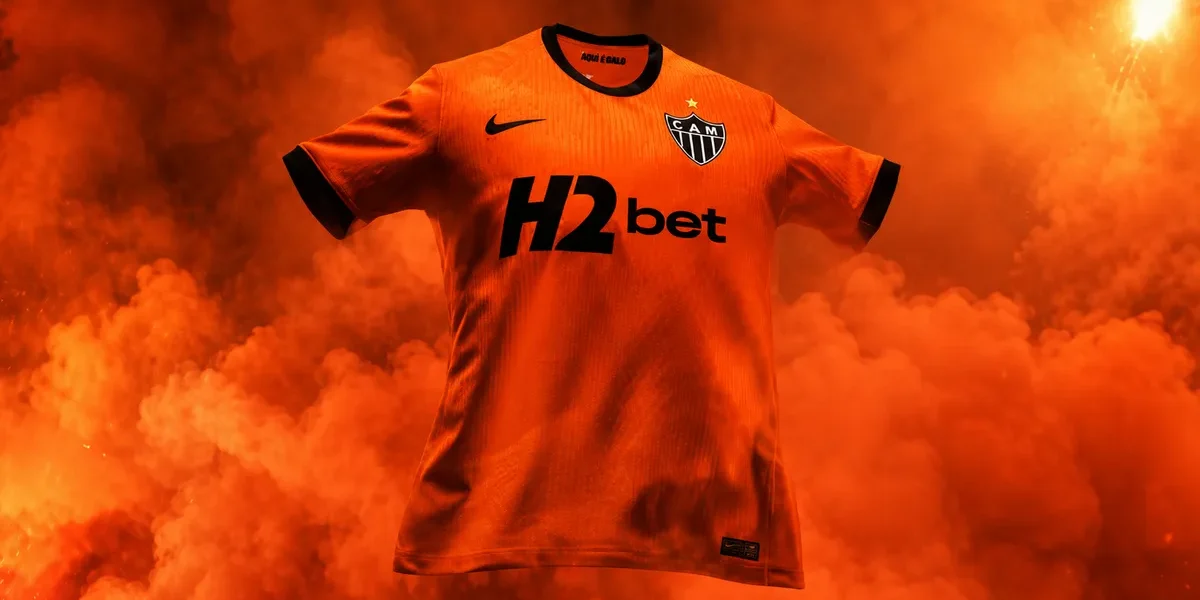 Atlético-MG revela camisa 3 com homenagem à ‘Rua de Fogo’