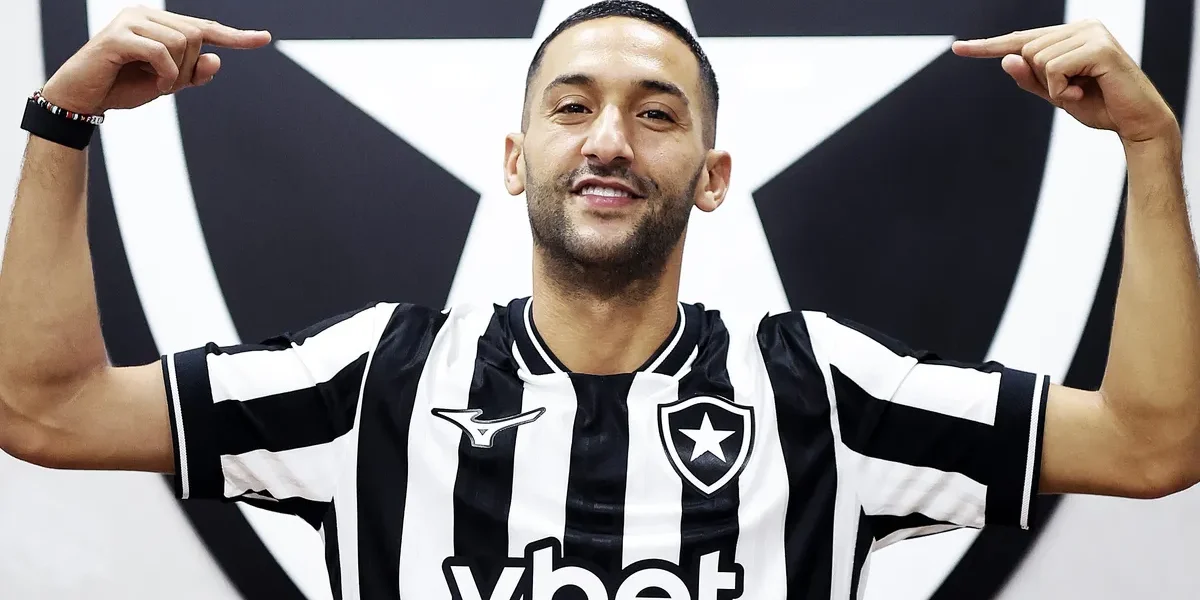 Ziyech impulsiona Botafogo: 262 mil seguidores no Marrocos