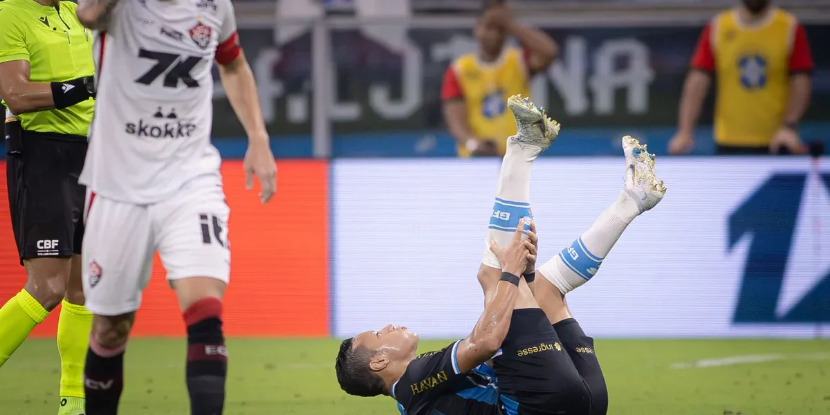 Grêmio é 7º em ranking de lesões da Série A 2026; veja os números do DM
