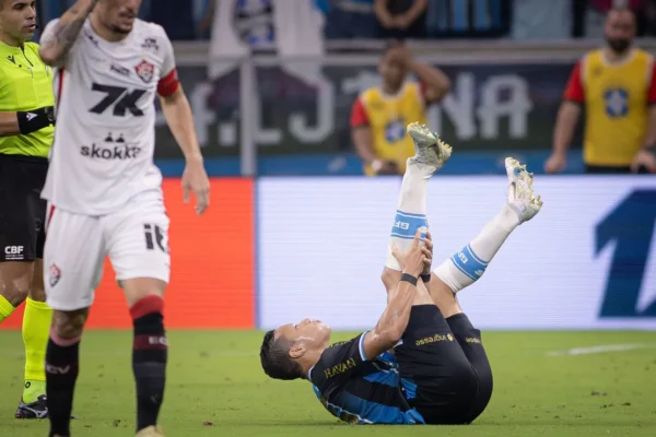 Grêmio é 7º em ranking de lesões da Série A 2026; veja os números do DM