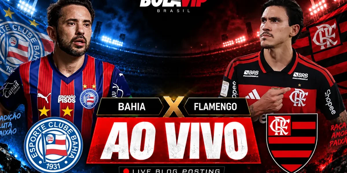 Flamengo atropela o Bahia por 3 a 0 e mantém a ponta do Brasileirão