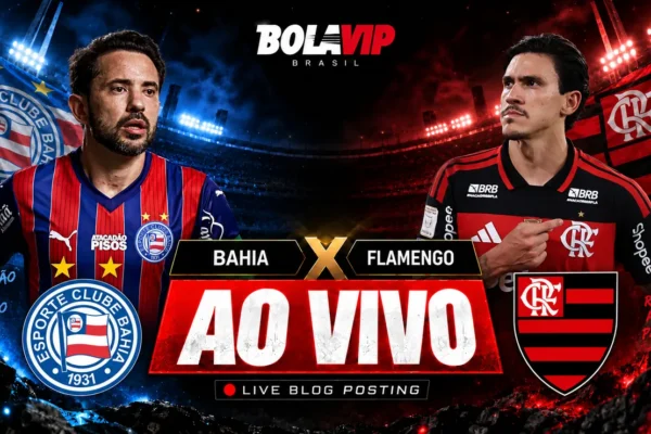 Flamengo atropela o Bahia por 3 a 0 e mantém a ponta do Brasileirão