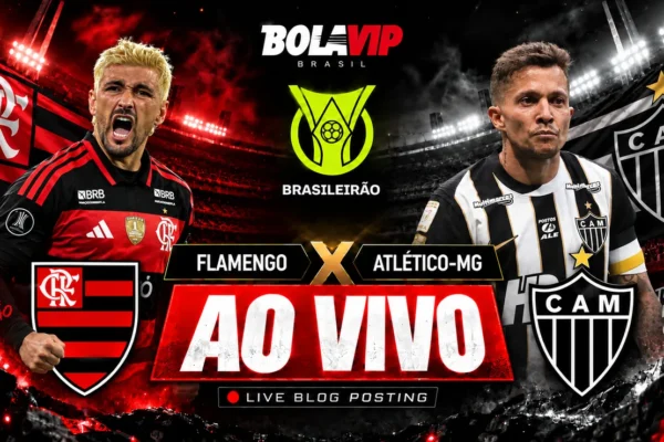 Flamengo vence Atlético-MG por 3 a 2 com gol nos acréscimos no Maracanã