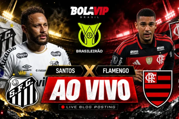 Flamengo abre 2 a 0, mas Neymar marca dois e salva o Santos na Vila