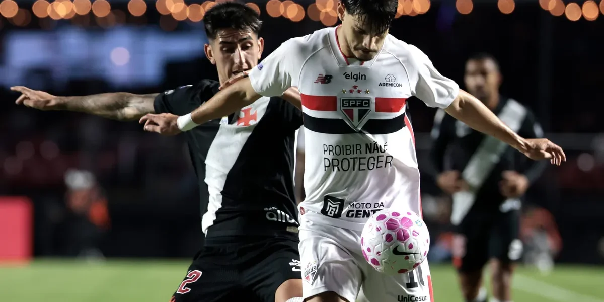 São Paulo bate Vasco por 1 a 0 e respira no Brasileirão