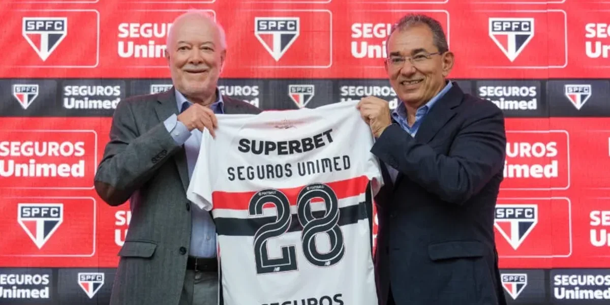 Unimed mira espaço máster no São Paulo durante congelamento da Superbet