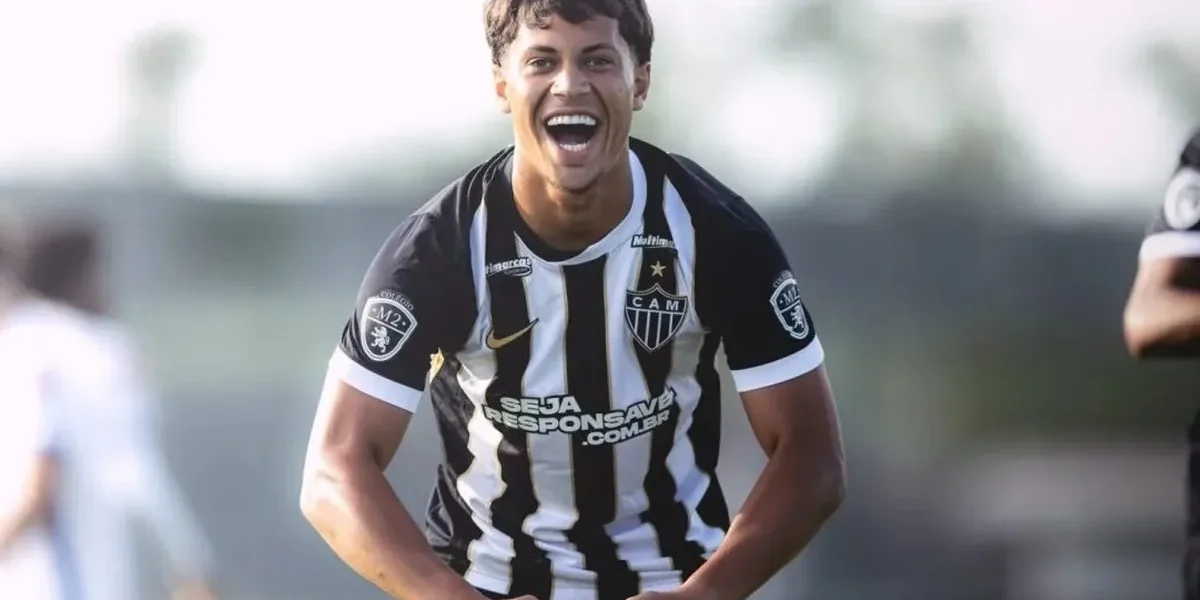 Filho de Hulk, Ian Ângelo assina primeiro contrato profissional com o Atlético-MG